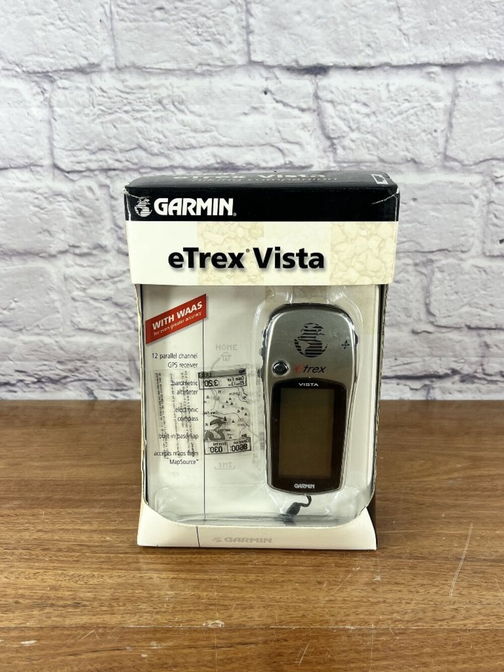 Garmin eTrex Vista Portable Handheld GPS Hiking Companion - With Box